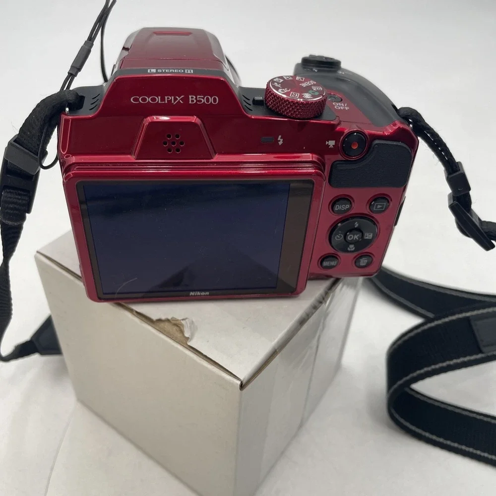 Nikon Coolpix B500 Digital Camera 16MP 40X Wide Zoom+Batteries+Memory+Stick+Case